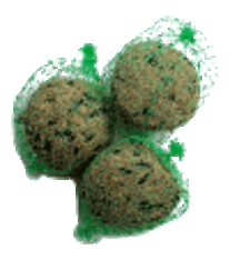 titmouse seed dumplings (fat balls)